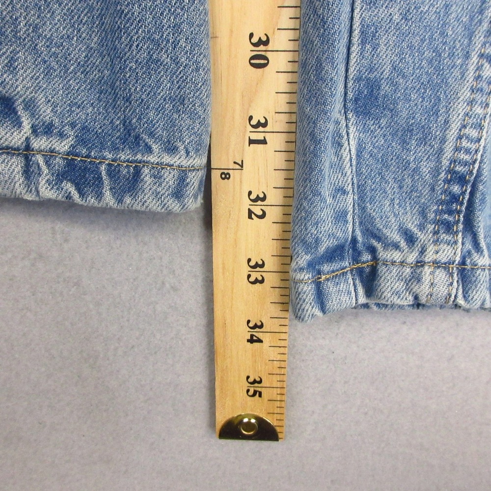 Zara Jeans NWT Women 6 Blue Light Wash Cargo Pocket High-Rise Loose Back Flaps - Picture 8 of 11